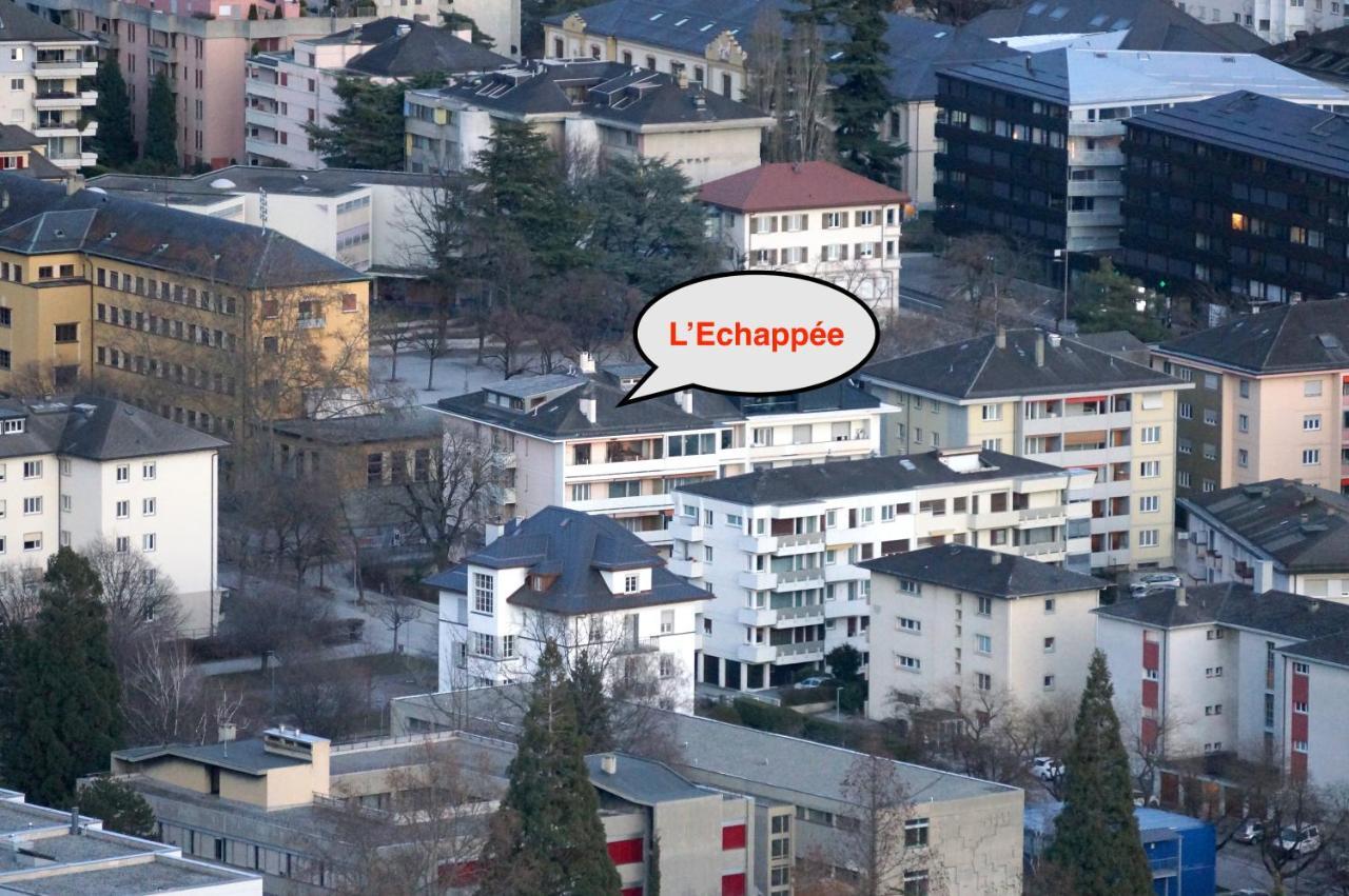 L'Echappee -B&B- Sion Bagian luar foto